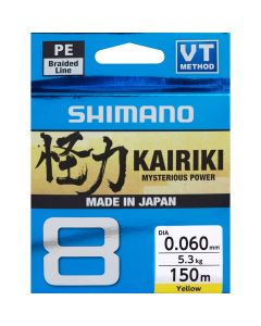 Shimano - Kairiki 8 PE 150m Yellow - 59WPLA58R30*