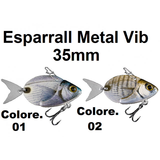 Fishus - FBL Esparrall Metal Vib 35mm - FBLEV35*