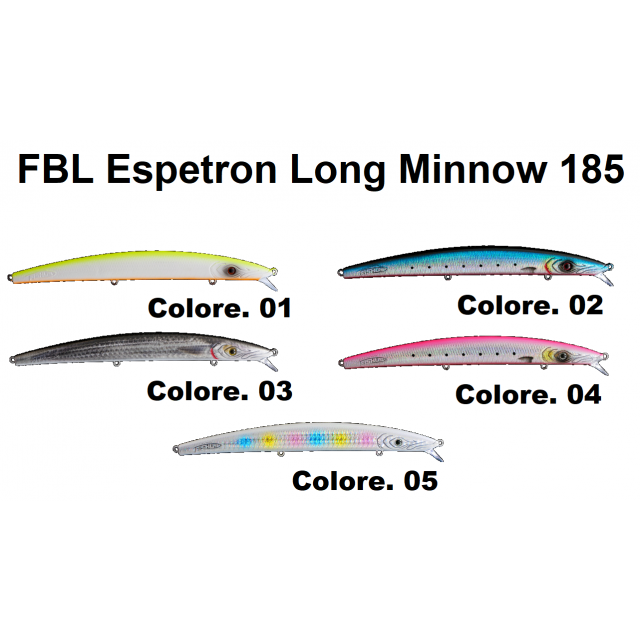 Fishus - FBL Espetron Long Minnow 185 - FBLLE18**
